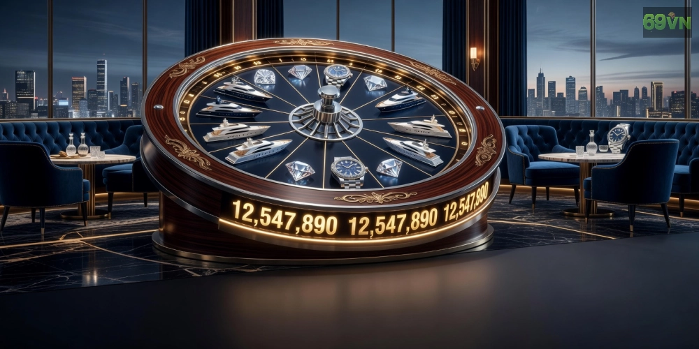 Trò chơi Mega Fortune với jackpot hấp dẫn trên nền tảng 69vn